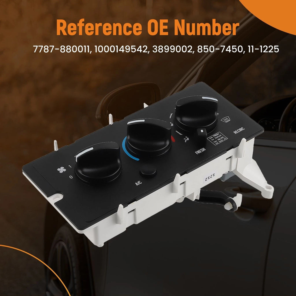 A/C Climate Control Module Switch for Truck (2011–2025) 11-1225 MEI 1312 850-7450