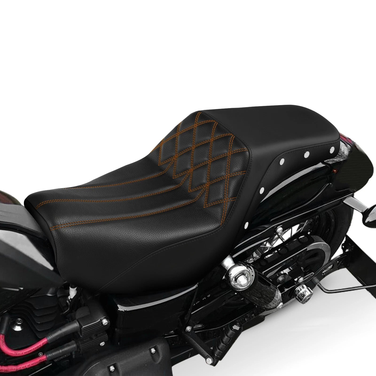 2-Up Seat for Harley Low Rider, Street Bob, Super Glide (2006–2017)