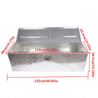 49" Aluminum Tool Box for Truck Pickup ATV Camper Trailer (Fits Most Models)