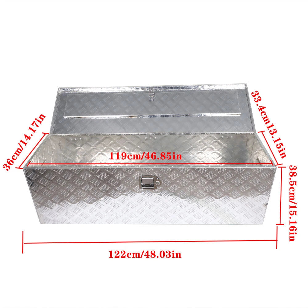 49" Aluminum Tool Box for Truck Pickup ATV Camper Trailer (Fits Most Models)