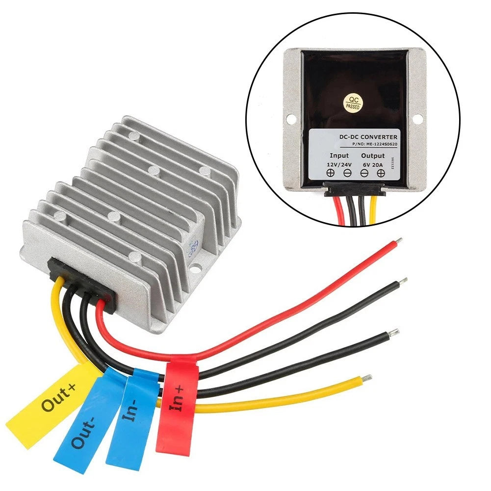 120W DC 12V 24V to 6V 20A Step Down Converter for Telecommunications Marine
