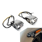 Rear Turn Signal Blinker Light Amber for Harley Sportster Chrome