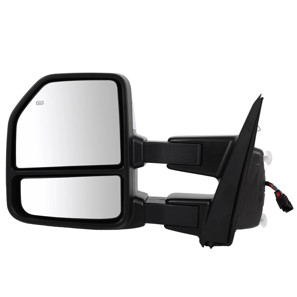 Tow Mirrors for Ford F150 (2015–2020) Power Heated Turn Signal Puddle Light Chrome