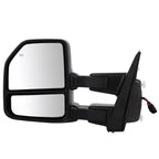 Tow Mirrors for Ford F150 (2015–2020) Power Heated Turn Signal Puddle Light Chrome