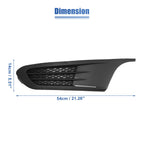 1 Pair Front Fog Light Grille Cover Trim for Volkswagen Jetta (2011–2018)