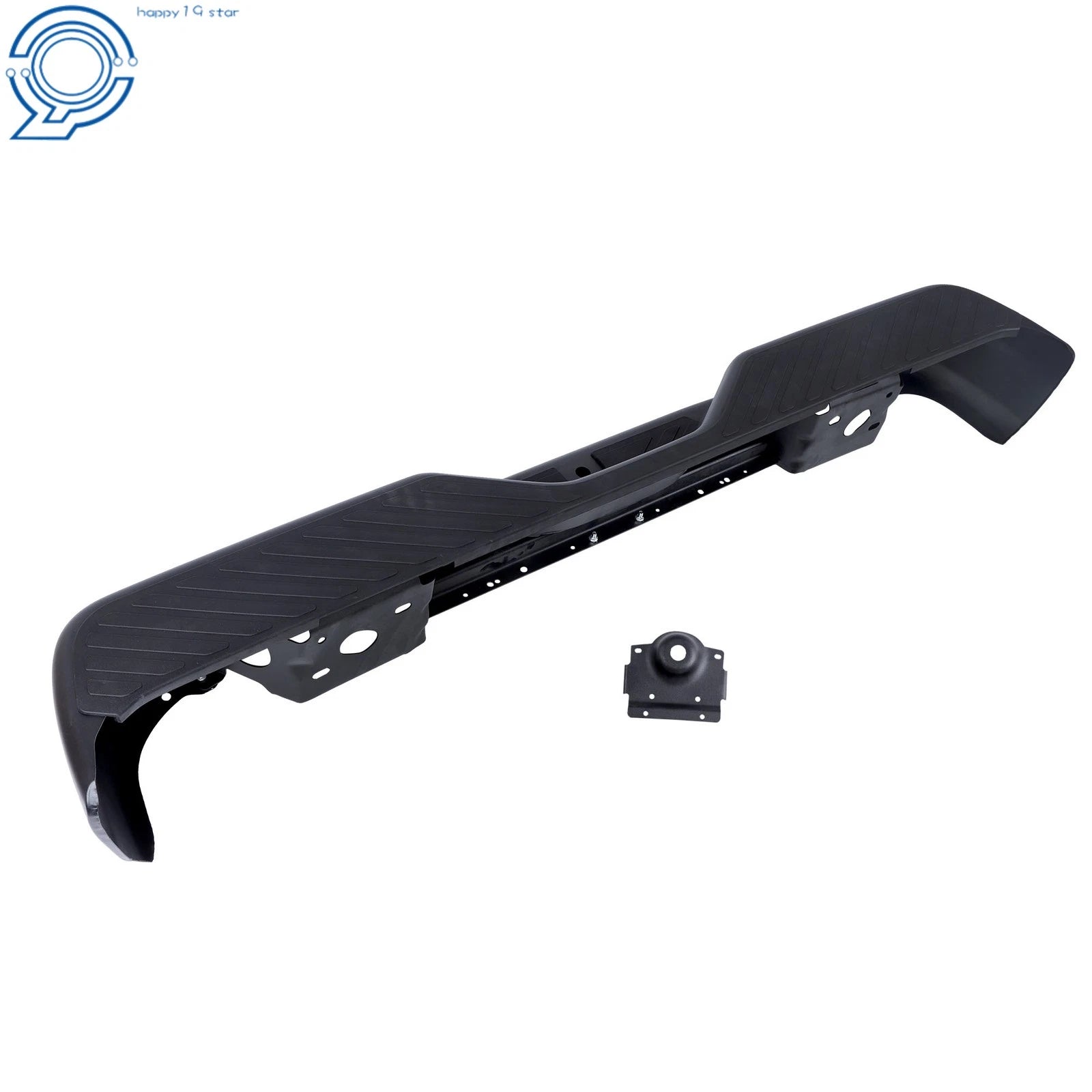 Step Bumper with Top Bottom Pads for Ford E150 E250 E350 (1992-2014)