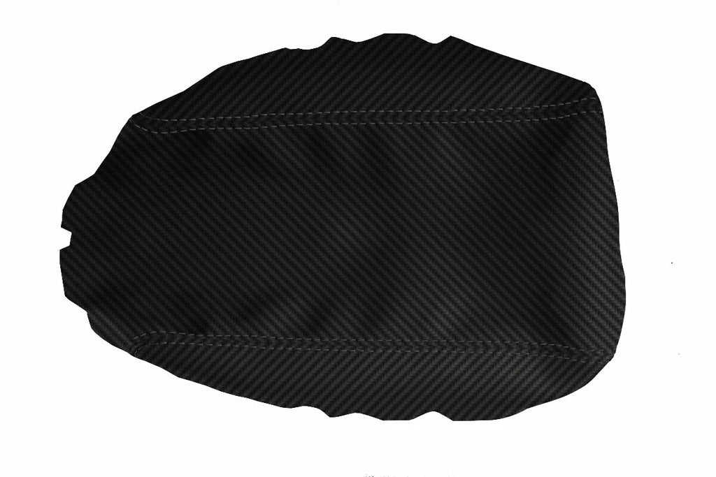Carbon Fiber Console Lid Armrest Cover for Nissan Rogue (2008–2013)