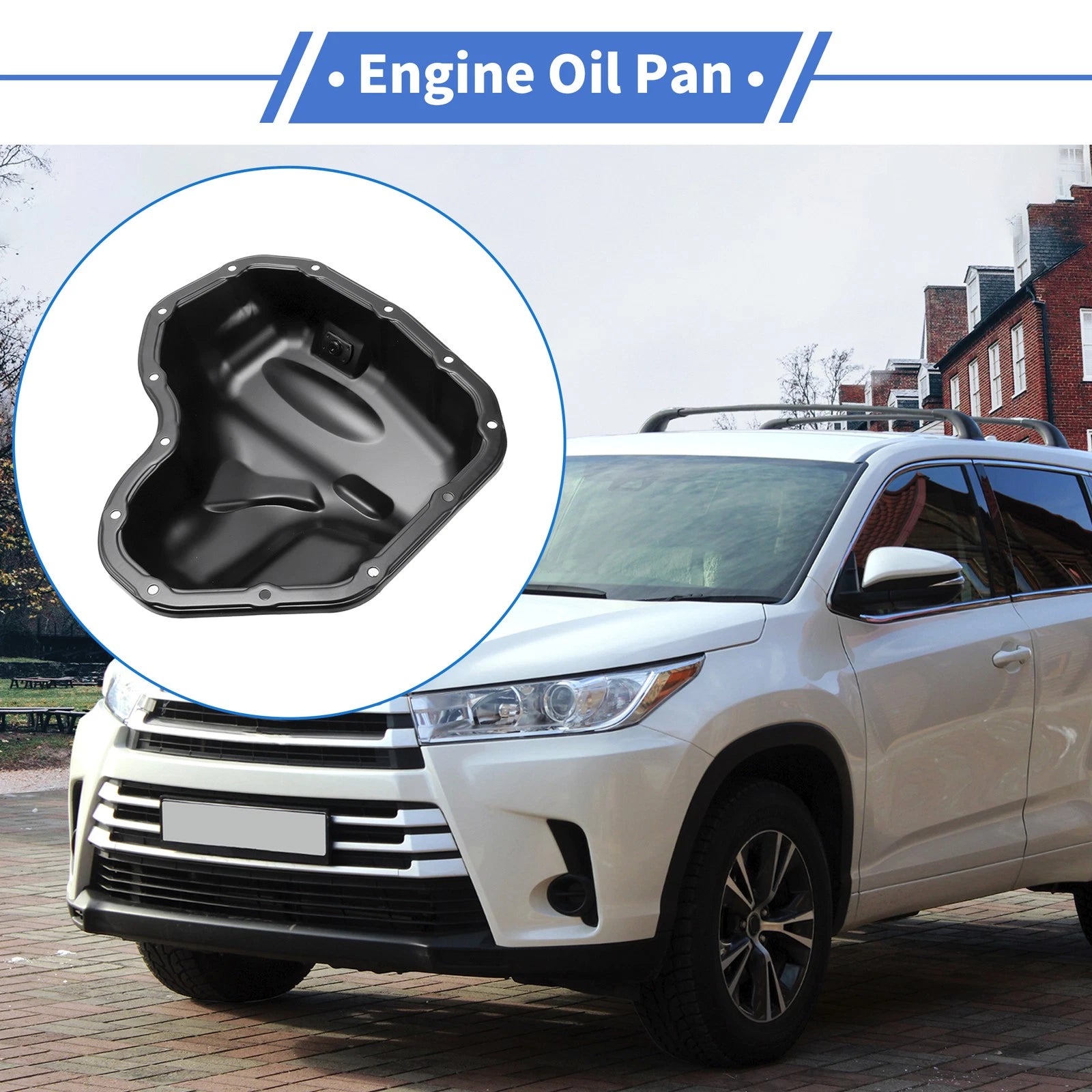 1 Pc Engine Oil Pan No.1210136040 for Toyota Highlander (2009–2019)