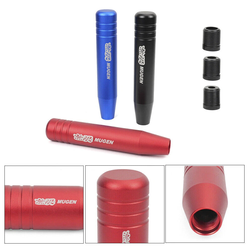 Mugen 180mm Universal Aluminum Black Manual Gear Shift Knob