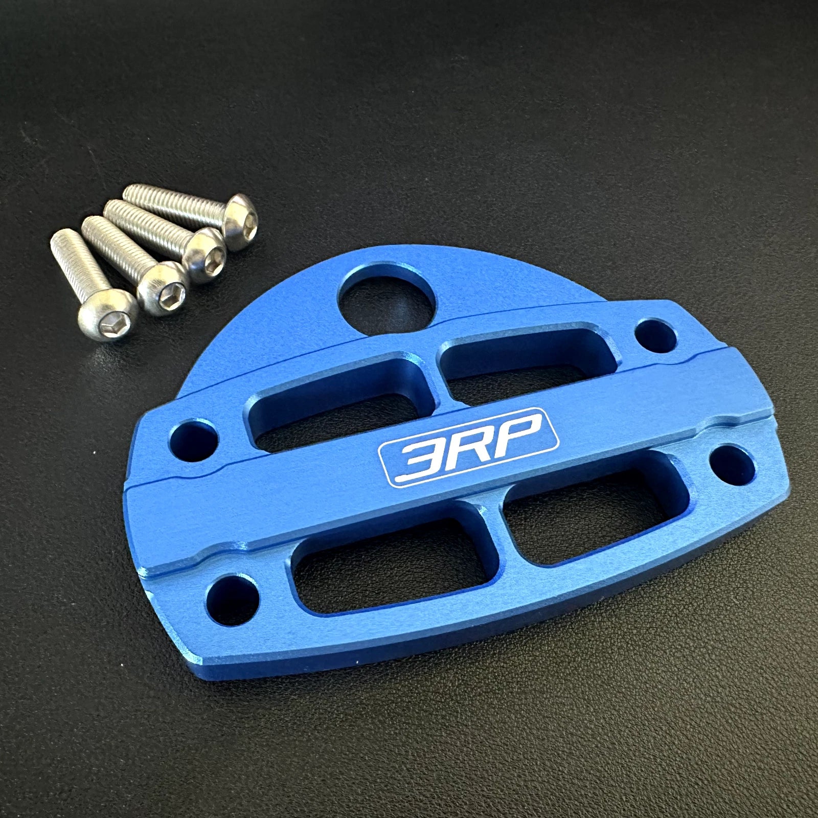 Handlebar Clamp Mount for Yamaha Raptor 700R (2006–2023) - Aluminum, Blue