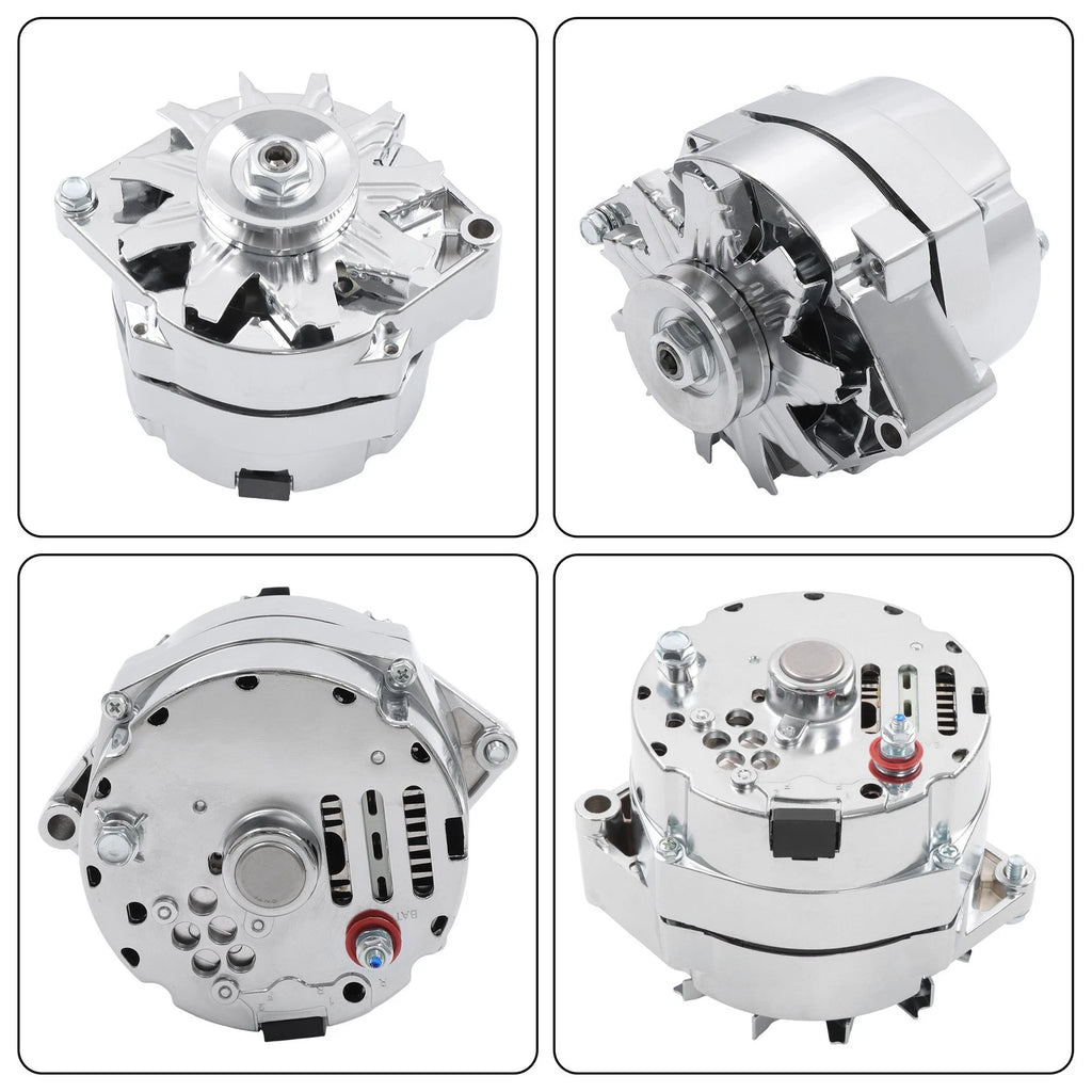 Alternator Power Steering Long Water Pump Kit for SBC Chevy