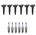 Set of 6 Ignition Coils & 6 Spark Plugs for Ford Mercury V6 (0.040)