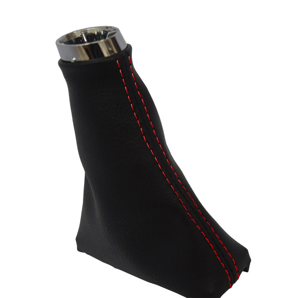 Automatic Shift Boot for Acura ILX (2013–2022) Red Stitch Leather Synthetic
