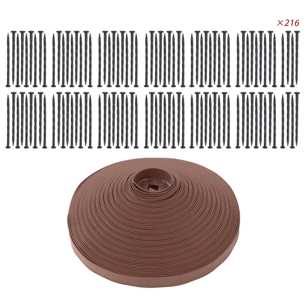 Garden Edge Lawn Grass Stone Isolation Strip for Landscape Design (2" High)