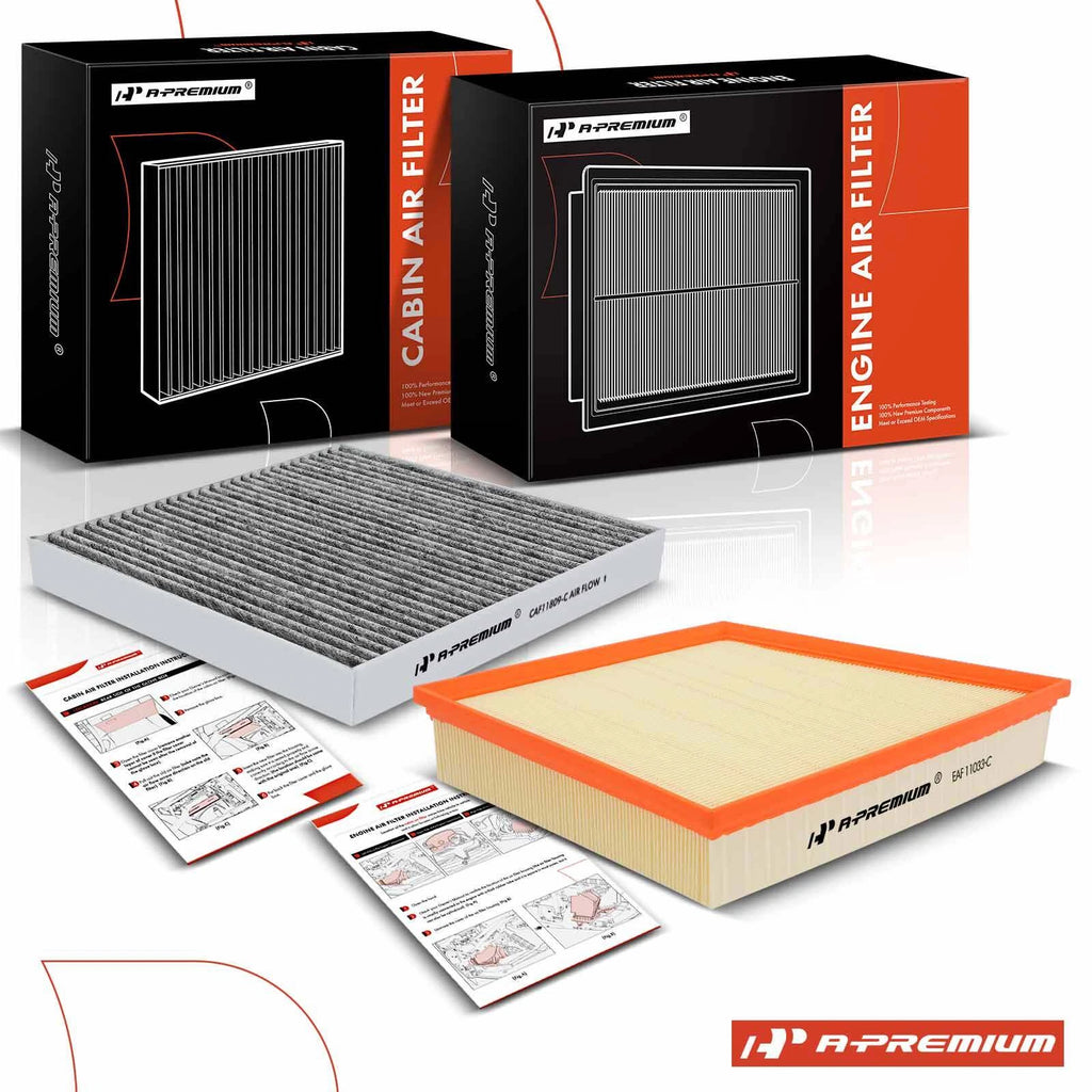 Engine & Cabin Air Filter for Chevy Silverado 2500 HD GMC Sierra (2007–2019)