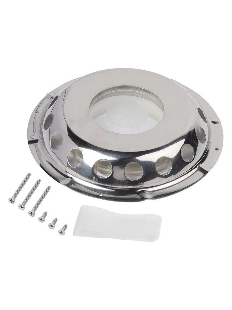 9 Inch Stainless Steel Round Air Vent for RVs and Boats