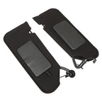 Sun Visor Pair for Corvette C6 (2005–2013) - Black with Vanity Mirror