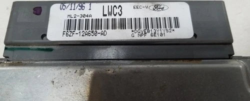 EEC-V ECU Computer for Ford Mustang (1996) F6ZF-12A650-AD LWC3 3.8L 5 Speed