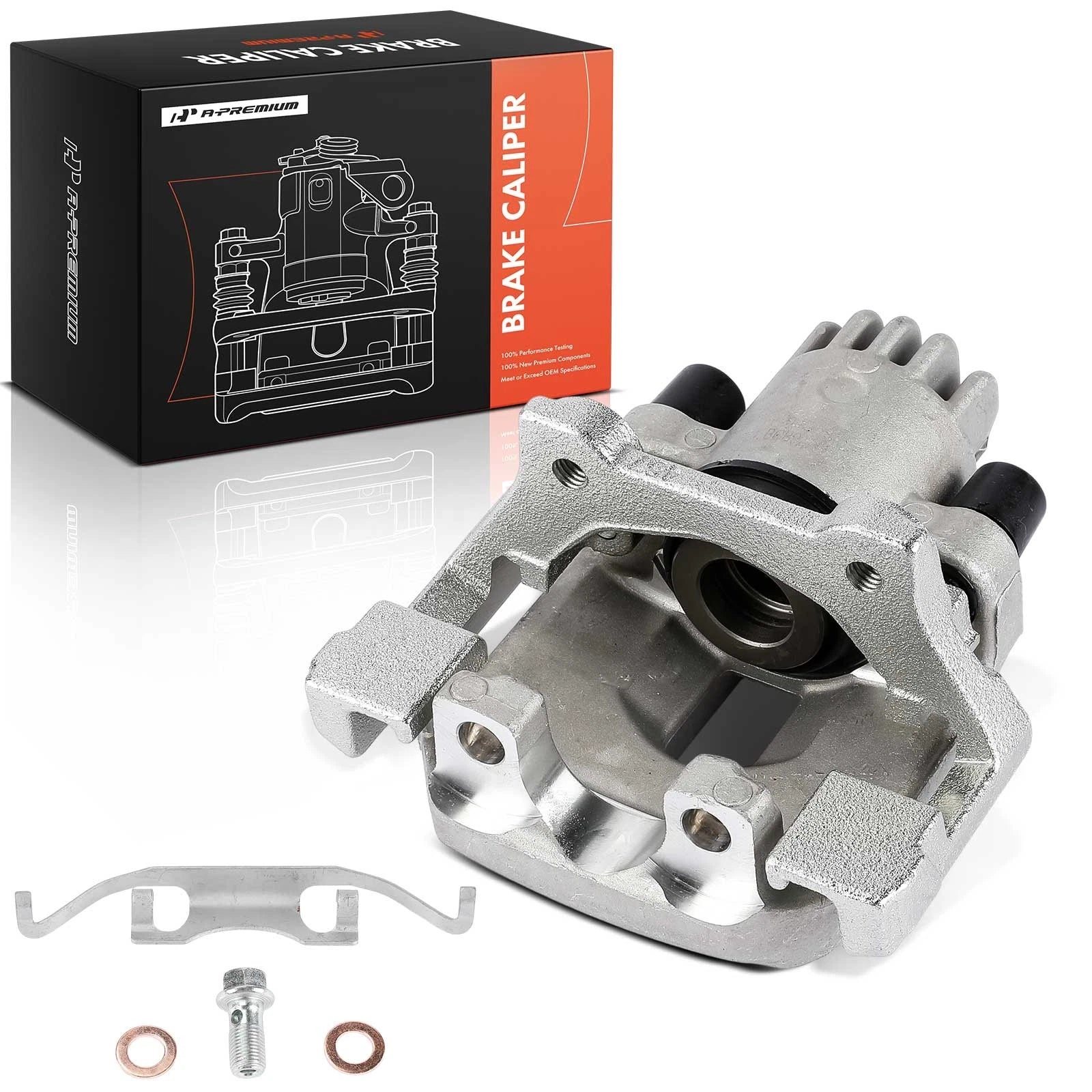 Rear Left Brake Caliper with Bracket for BMW E39 525i 528i 540i (2001–2002)