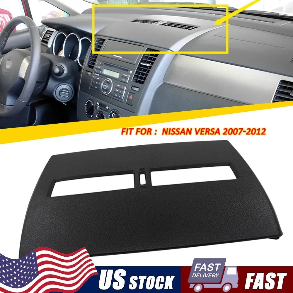 Front Upper Dash Air Vent Trim Bezel for Nissan Versa (2007–2012) EXV