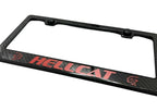 Real Carbon Fiber License Plate Frame for Dodge Charger SRT Hellcat (2015–2023)