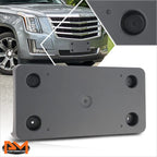Front Bumper License Plate Tag Mounting Bracket for Cadillac Escalade ESV (2015–2020)