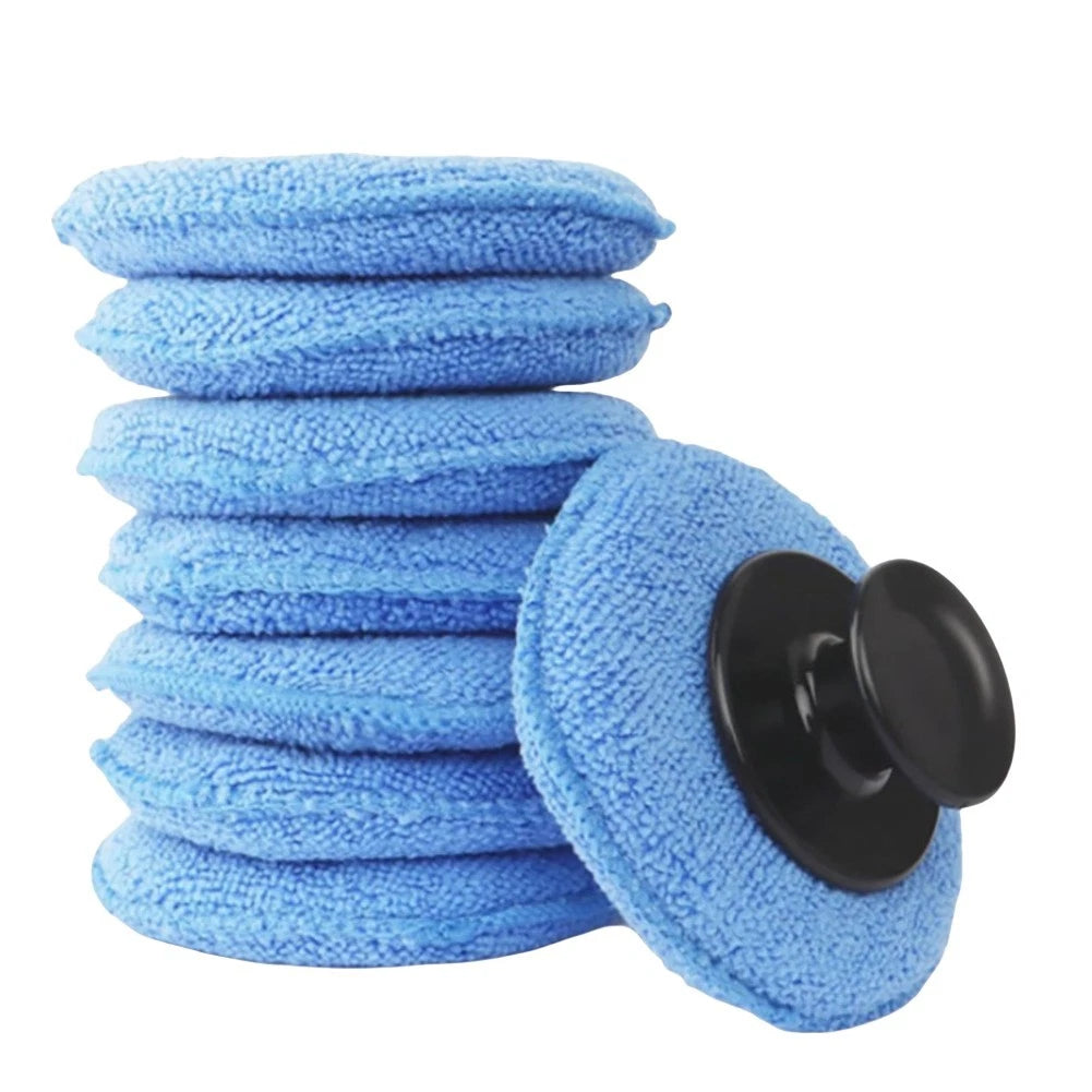 Car Wax Applicator for (Ergonomic, High-Density Absorption)