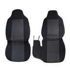 Set of 2 Hi-Back Car Seat Covers for Ford Ranger (2004–2012) Deep Gray
