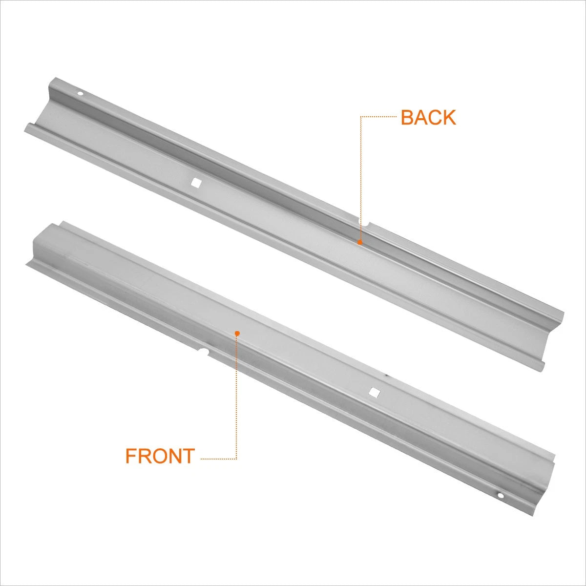 2X Stamped Steel Rear Outer Weld On Rocker Panels for Ford Excursion (2000–2005)