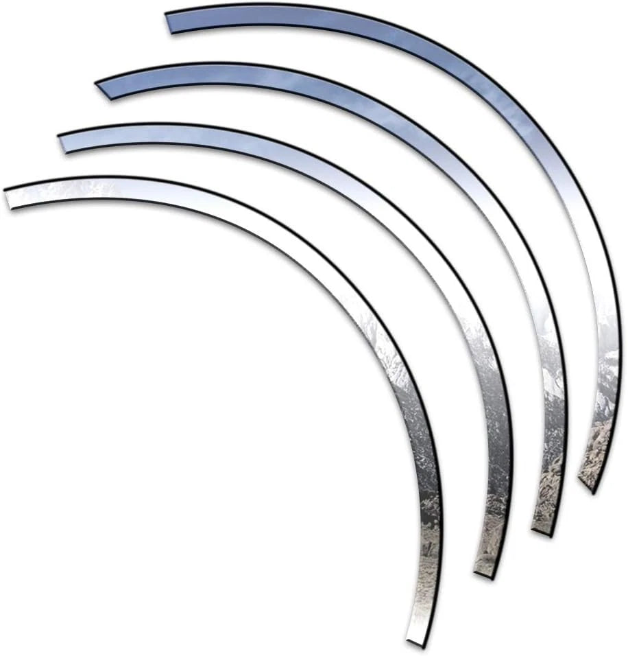 Chrome Fender Trim Cut to Rocker for Chevy Malibu (2008–2012)