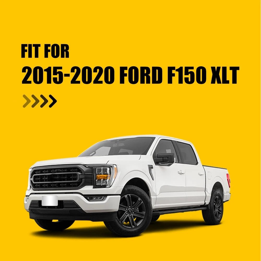 Silver Air Conditioner Switch Knob Ring Cover Trim for Ford F150 (2015–2021)