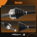 Front CV Axle Shaft Pair for Ford Escape, Mercury Mariner, Mazda Tribute (2001–2012)