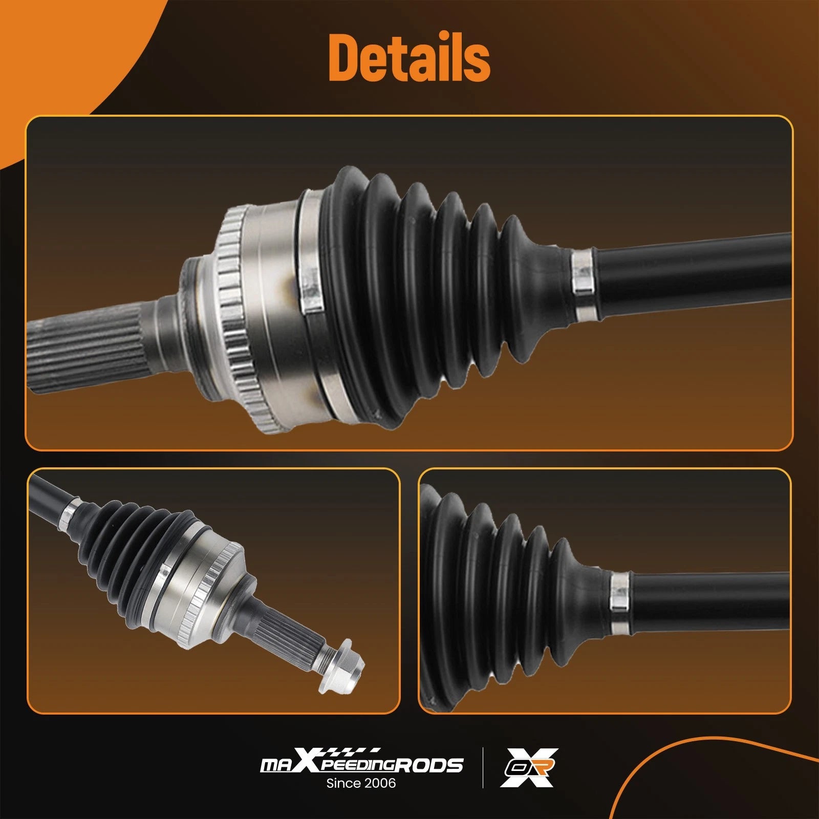 Front CV Axle Shaft Pair for Ford Escape, Mercury Mariner, Mazda Tribute (2001–2012)