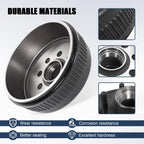 Trailer Hub Brake Drum for 8K Axle (12-1/4"x3-3/8")