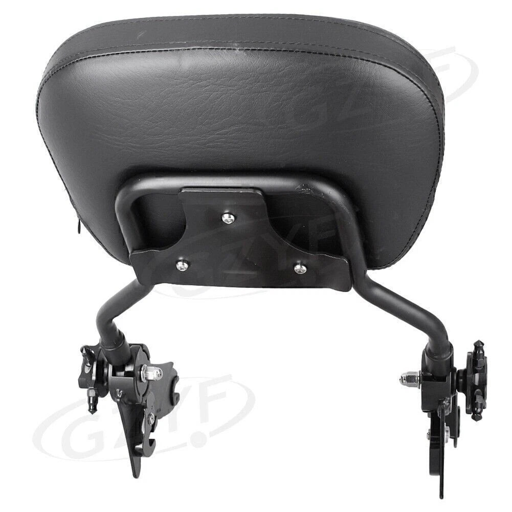 Detachable Backrest Sissy Bar Cushion for Harley Touring Road King Electra Glide