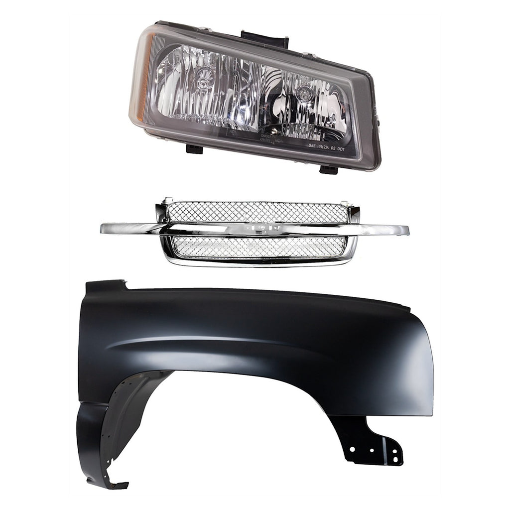 Fender Kit for Chevy Silverado 1500 2500 HD (2003–2006)
