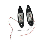 Side Navigation Lamp 2x Vertical Mount 12V for Car