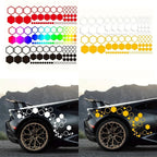 104PCS Honeycomb Decorative Stickers for SUVs Trucks (Universal)