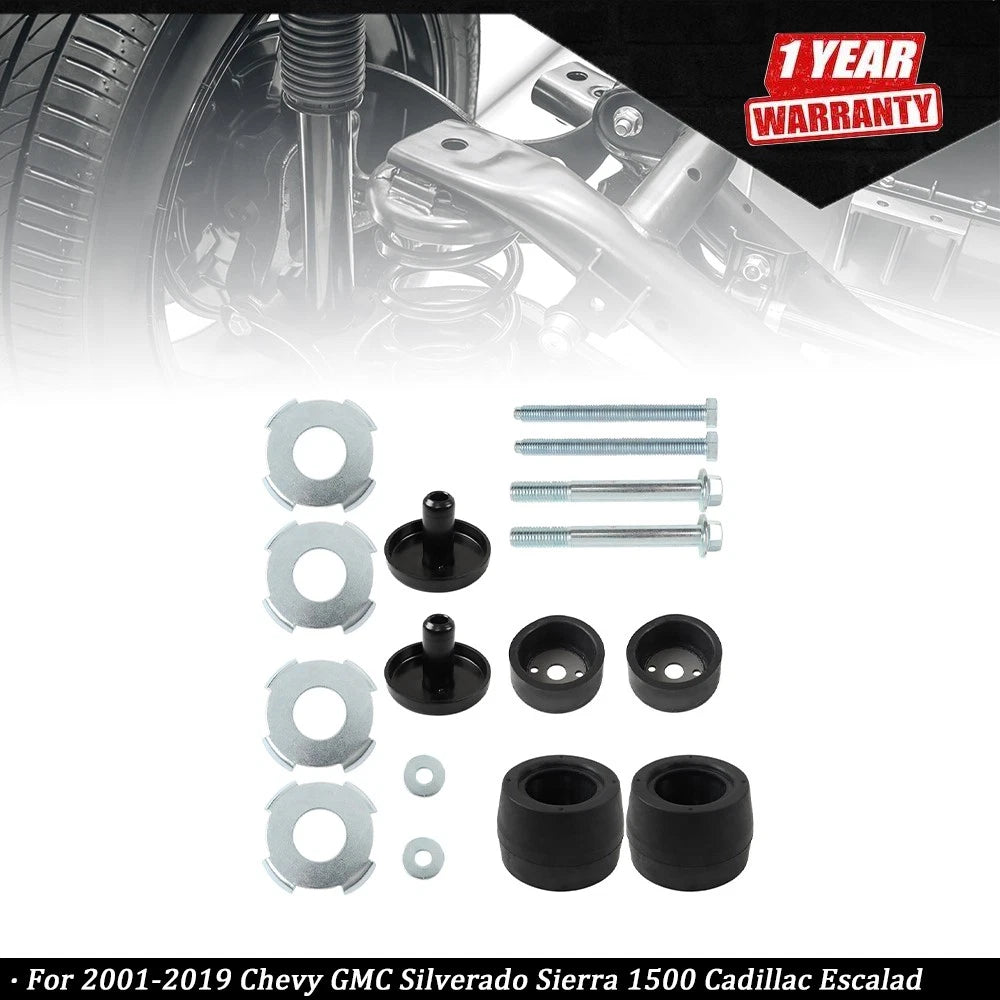 2X Body Mount Kit for Chevy GMC Silverado Sierra 1500 Cadillac Escalade (2001â2019)