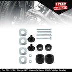 2X Body Mount Kit for Chevy GMC Silverado Sierra 1500 Cadillac Escalade (2001â2019)