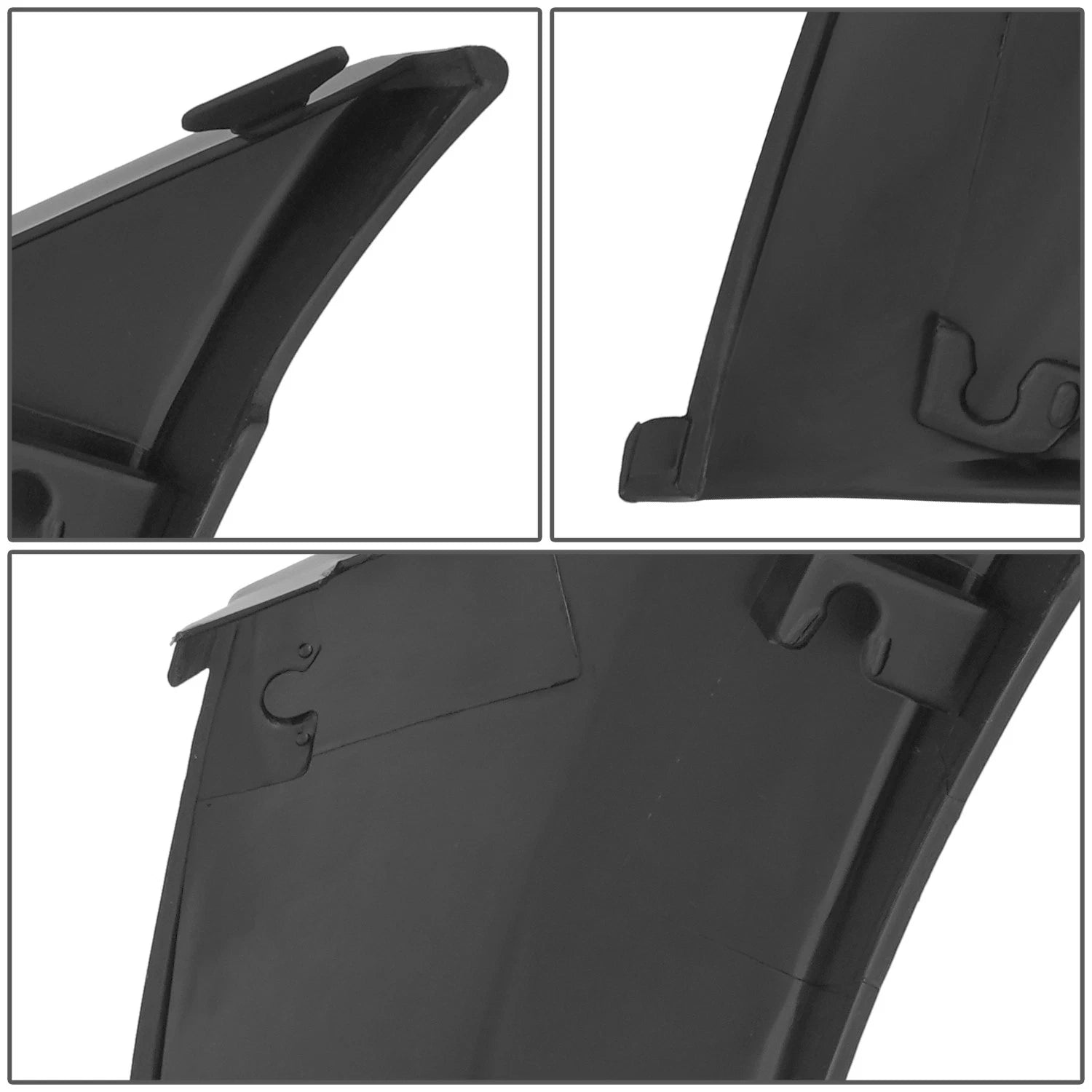 Matte Black Front Bumper Lip Spoiler Kit for Dodge Charger (2011–2014)