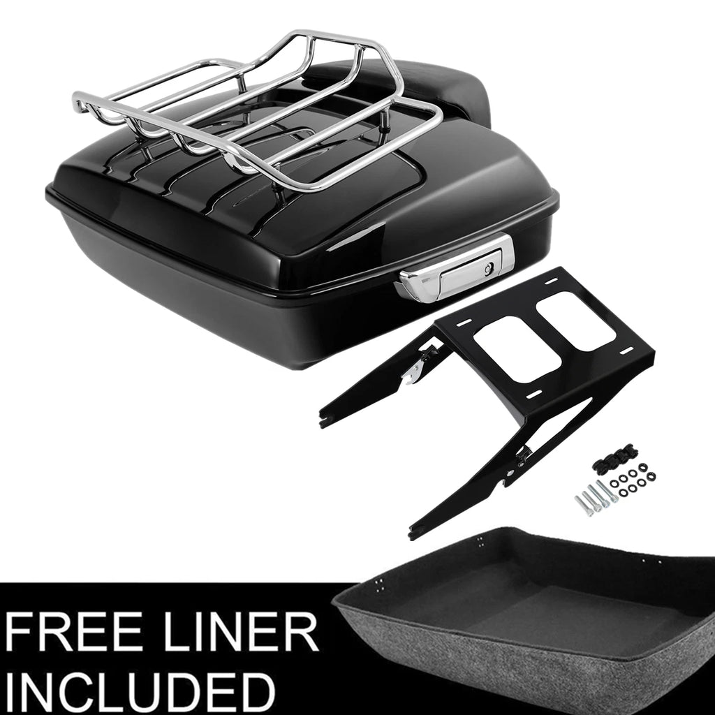 Chopped Trunk Backrest Mount Rack for Harley Sport Glide (2018–2023)