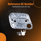 Front Left Window Regulator for Hyundai Elantra (2009–2012)