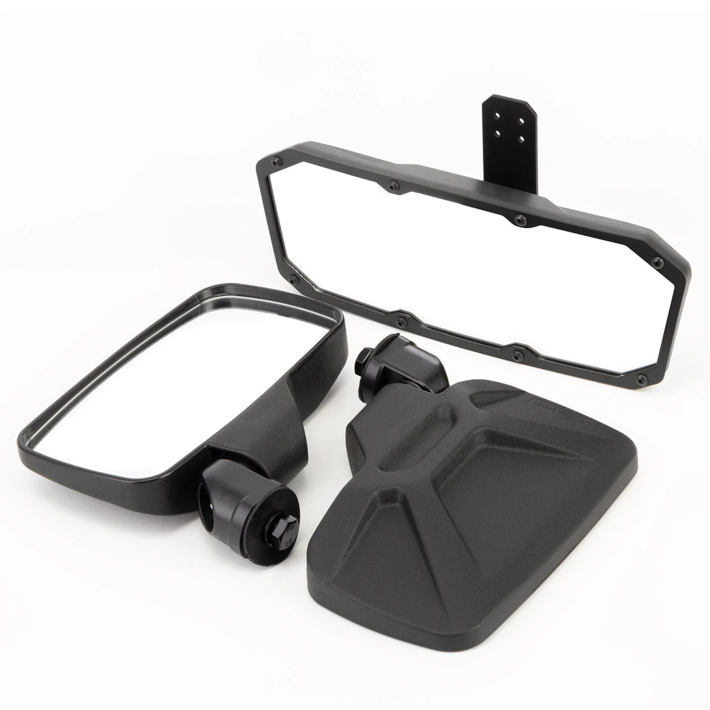 Set of 2 Center Rear Side Mirrors for Polaris Ranger 500 900 XP S 1000 XP (2017–2024)