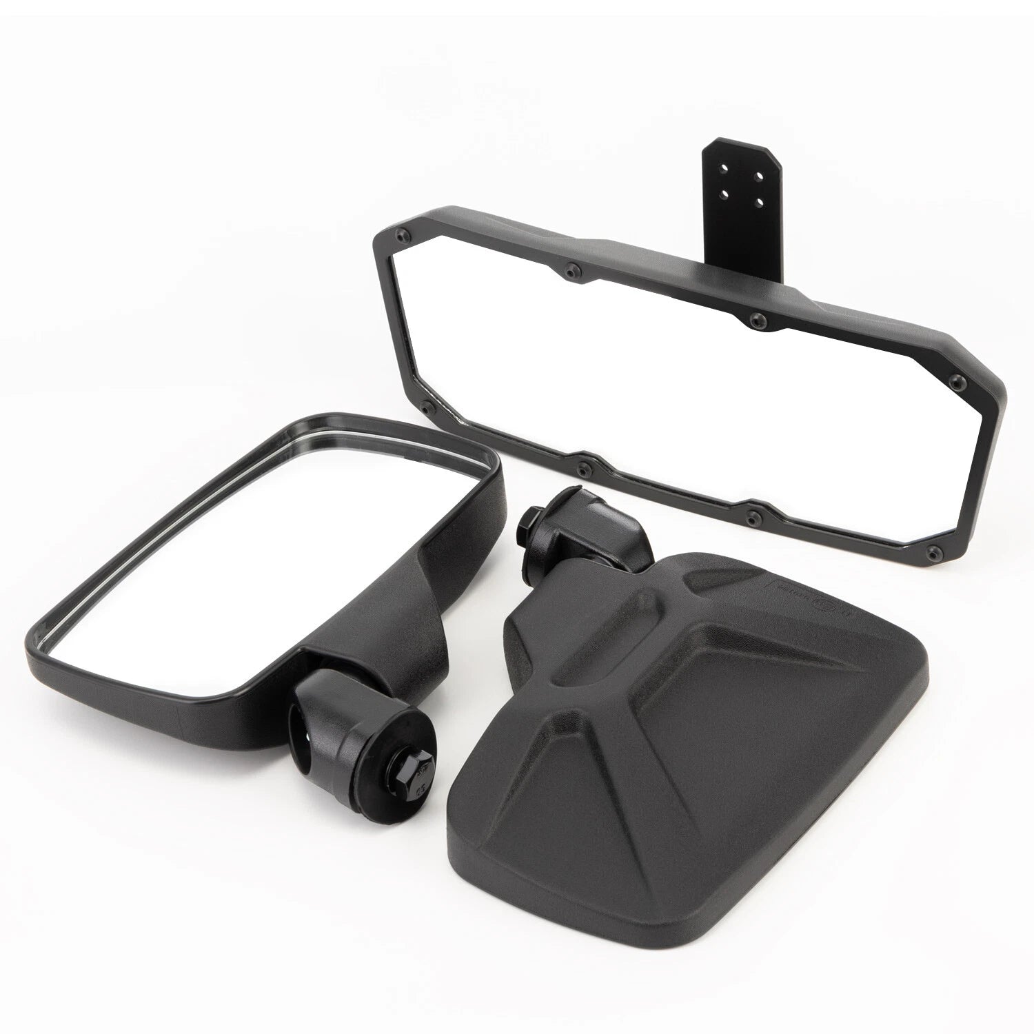 Set of 2 Center Rear Side Mirrors for Polaris Ranger 500 900 XP S 1000 XP (2017–2024)