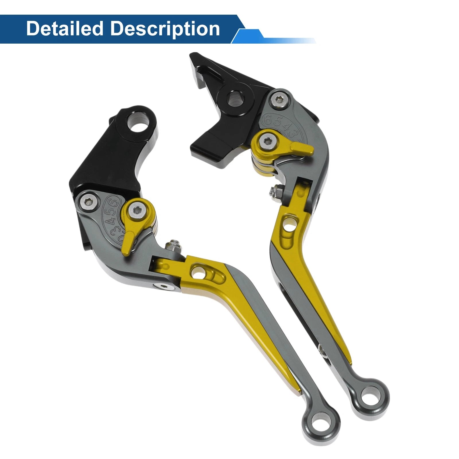Adjustable Brake Clutch Levers for Honda X11 (1999–2002) Titanium Gold Tone