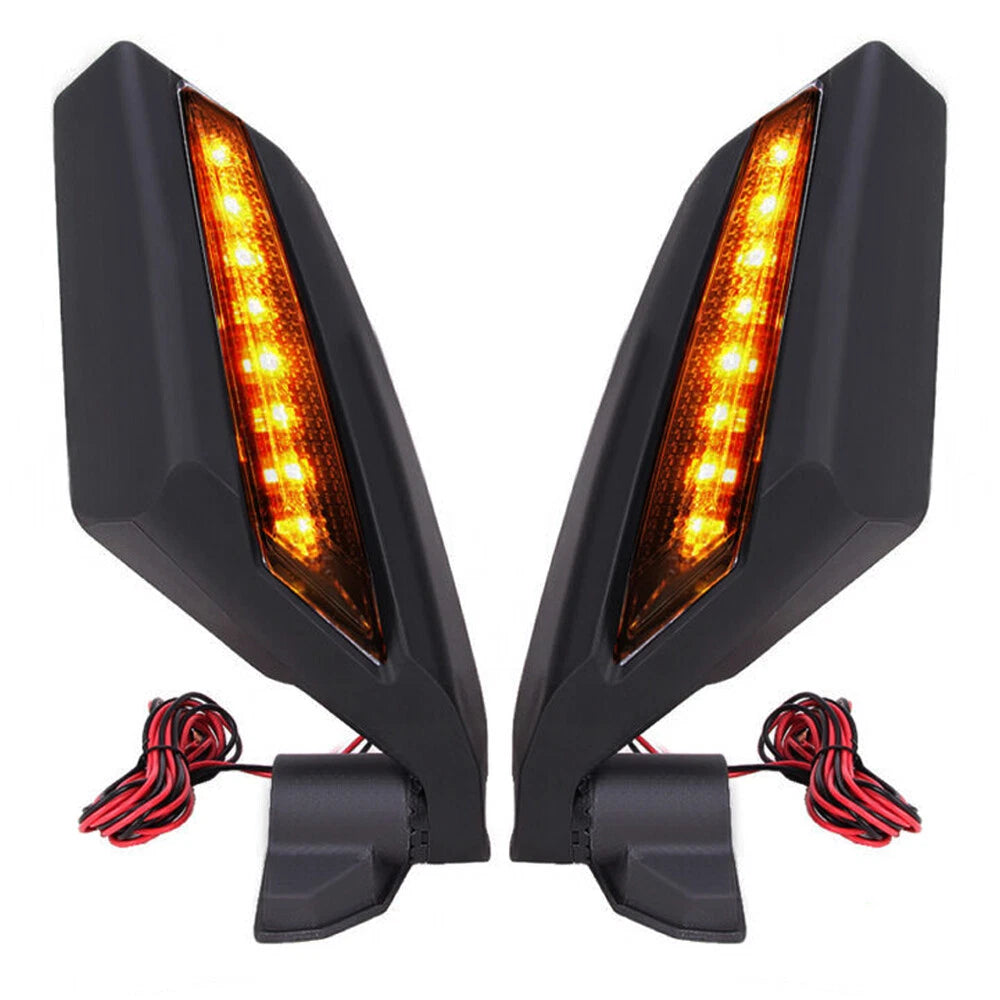 Set of 2 LED Rearview Side Mirrors for Can Am Maverick X3 (2017–2024)