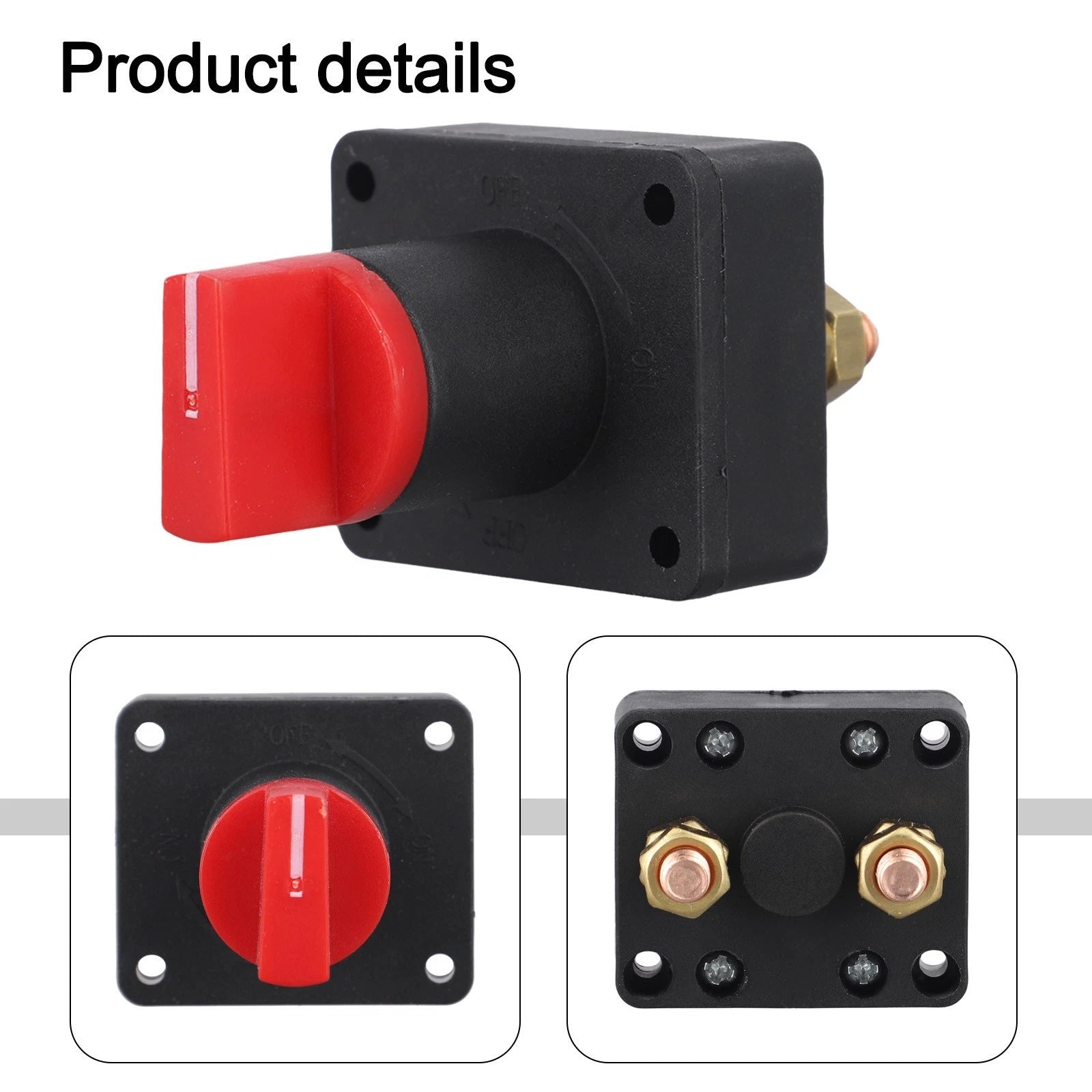 12V Isolator Disconnector for Boats and RVs (Portable)