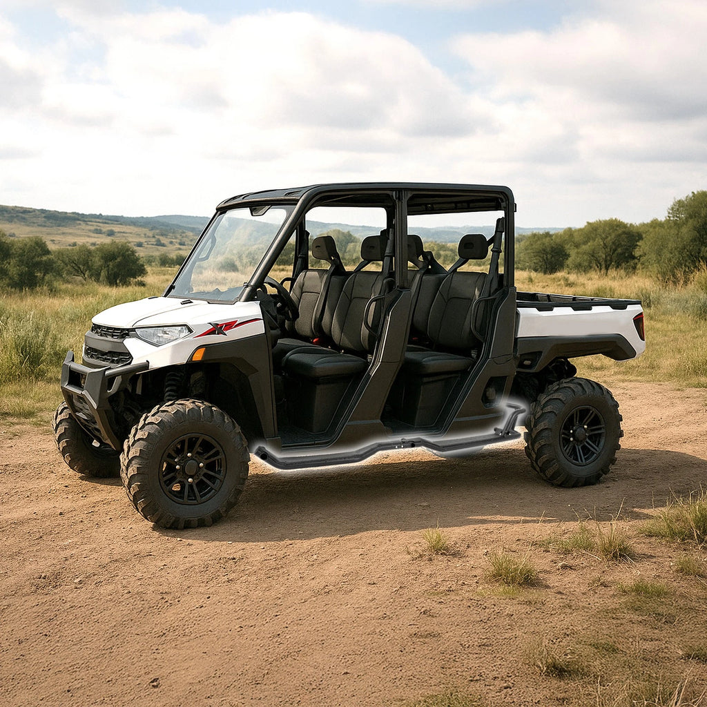 Set of 2 Rock Sliders Nerf Bars for Polaris Ranger Crew XP 1000 (2019–2025)
