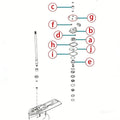 Water Pump Repair Kit for Mercury (8M0094529, 8M0057715, 12043, 18-3691)